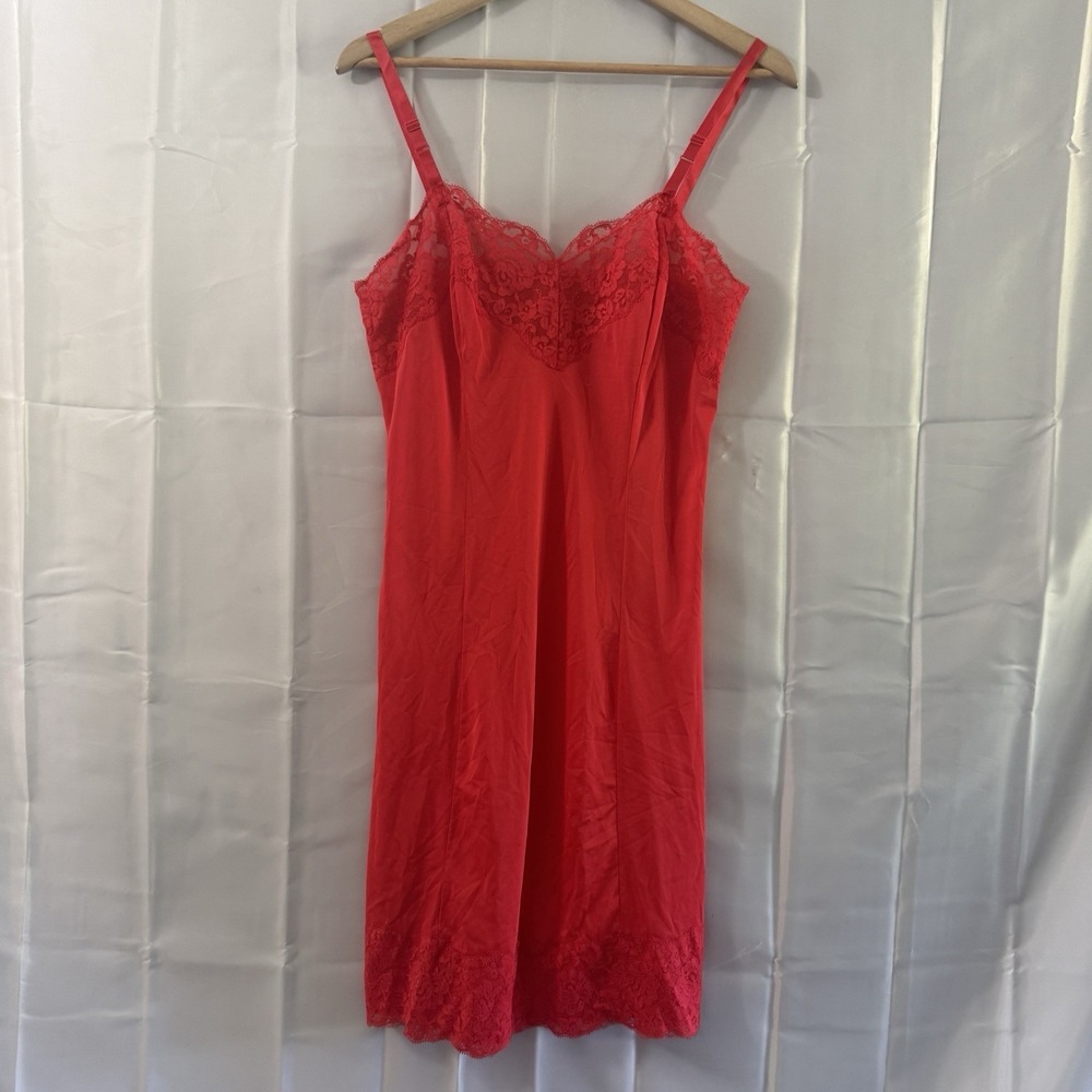 Vintage Gaymode Penneys Red 36 Sexy Intimate‎ Nightgown Honeymoon Babydoll
